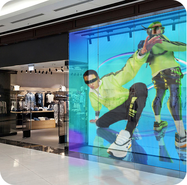 LED Film installation example